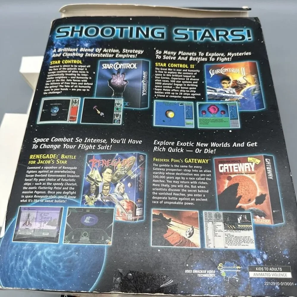 Galactic Challenge Star Control 1 & 2 PC Big Box (1992) Collection SSI Renegade